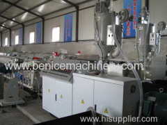 HDPE large diameter gas supply pipe production line