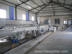 HDPE large diameter gas supply pipe production line