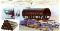 HDPE single wall winding pipe processing machine