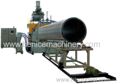 HDPE single wall winding pipe processing machine