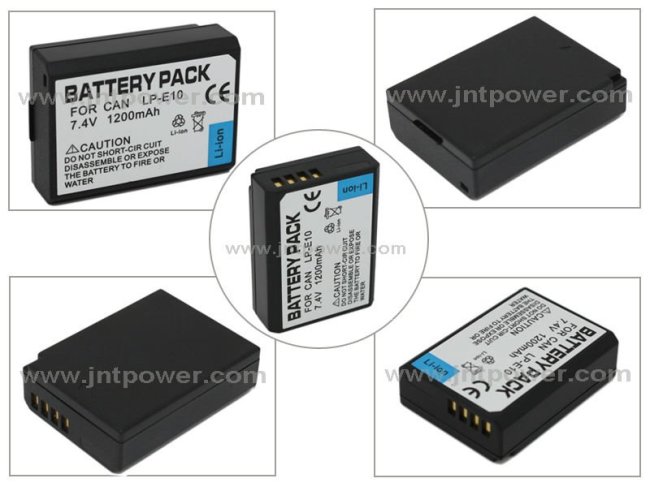 7.4V Replacement digital camera battery for canon LP-E10 LPE10 made in China