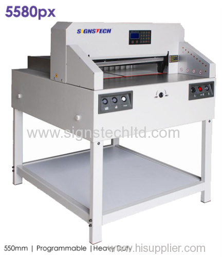 550mm Programmable Guillotine Papercutting