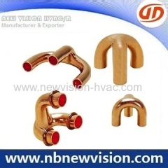 Copper Tripod with Brazing Rings for Heat Exchanger - Fan Coils
