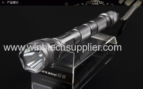 CREE XM-L T6 1000 Lumens 7 modeLed flashlight torch + 2*3* 18650 4000mah Battery + Charger