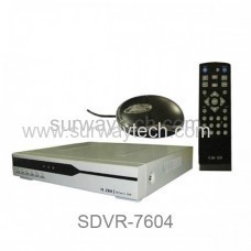 4CH H.264 Full D1 real time recording DVR SDVR-7604
