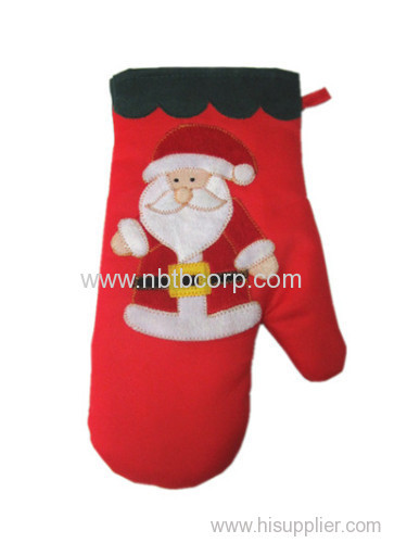 Santa Christmas microwave glove(red)