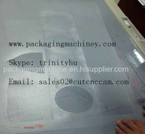 PVC sheet cutting plotting creasing folding machine make sample and small production 