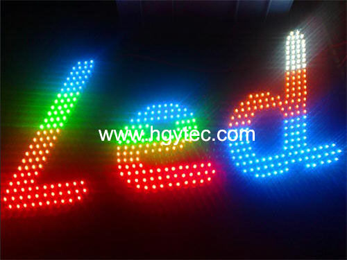 digital full color outdoor led pixe light for signage(HL-PL-F8 / Full Color)