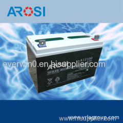 AROSI 12V100Ah Lead Acid Solar deep cycle battery