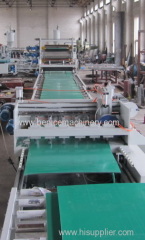 PP PE lastic board extruding processing line