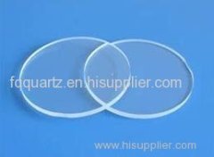 Transparent quartz glass plate quartz glass disc