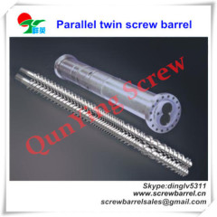 twin parallel screws barrel