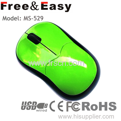 retractable cable computer optical mouse