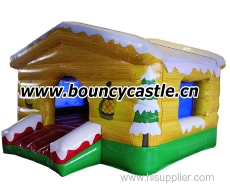 Large Inflatable Snow House Bouncer