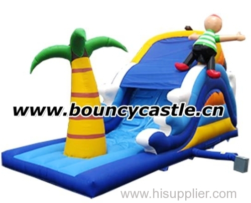 High Quality Inflatable Water World Slide