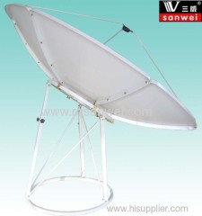 high quality,high gain ,c band 210cm satellite antenna