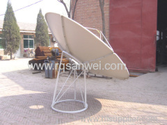 high quality,high gain ,c band 210cm satellite antenna