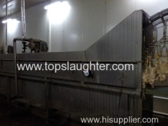 Poultry processing machinery. Scalding machine