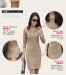 Women's long-sleeve cotoon dress splicing cause dresses