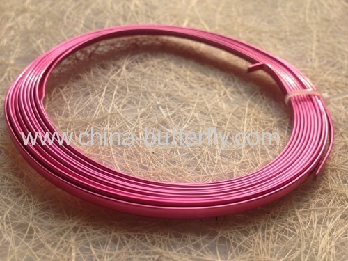 Coloured aluminium wire: beautiful colour and soft.