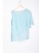 Women chiffon shawl cloak ladies leisure pure color T-shirt