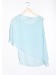 Women chiffon shawl cloak ladies leisure pure color T-shirt