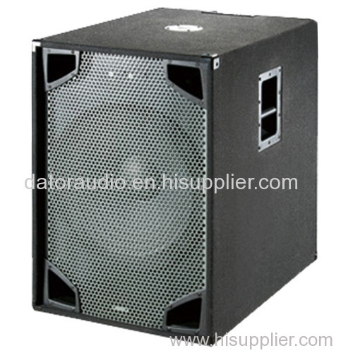 15-inch Black Carpet Passive Pro Audio Bass Sound Box