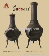 garden chiminea fire pit heater