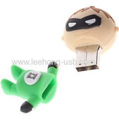 3D design 16gb OEM PVC Custom USB Drives