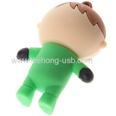 3D design 16gb OEM PVC Custom USB Drives