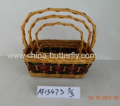 Willow basket /wicker basket /crate