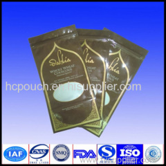 3-sides seal aluminium foil bag with printing