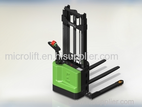Walkie Electric Stacker, 1000kg-1500kg Load Capacity,straddle type