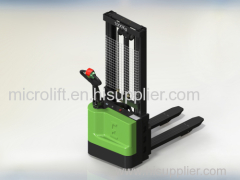 Walkie Electric Stacker factory, 1000kg/1500kg Load Capacity , fork over type