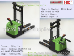 Electric Stacker ES12/ES14/ES16, 1200KG/1400KG/1600KG/Fork over style