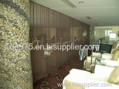 Powder coated metal curtain an affordable and colorful curtain