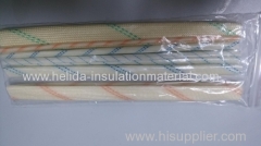 2715 PVC fiberglass sleeving Breakdown voltage: 1.5KV, 2.5KV, 4KV, 7KV, temperature range: -25 C ~ 130C