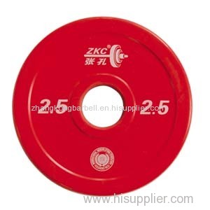 competition and training barbell plates