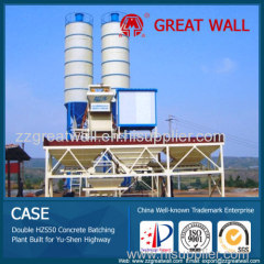 China Well-known Trademark HZS50 Concrete Batching Plant