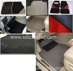 3pcs/set car floor mat Front: 70*50cm+Rear: 45*143cm