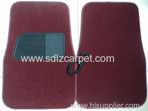 BMW OEM 4 Pcs/set carpet floor mat backing foam with heel pad+edge binding