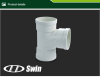 ISO certificated wholesale PVC fitting equal tee/PVC equal tee/PVC tee