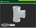ISO certificated wholesale PVC fitting equal tee/PVC equal tee/PVC tee