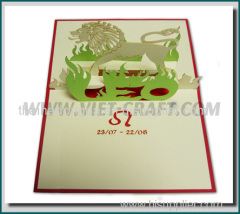 Pop up 3D greeting card