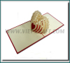 Love pop up 3D handmade greeting card