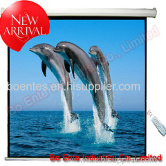 72 Inch Electric Projection Screen/ Motorized Screen with RF remote control