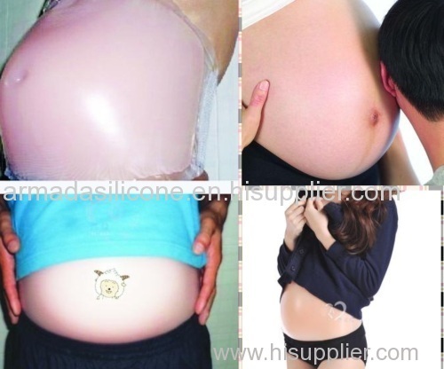 different sizes Realistic silicone fake belly silicone artificial belly fake pregnant belly