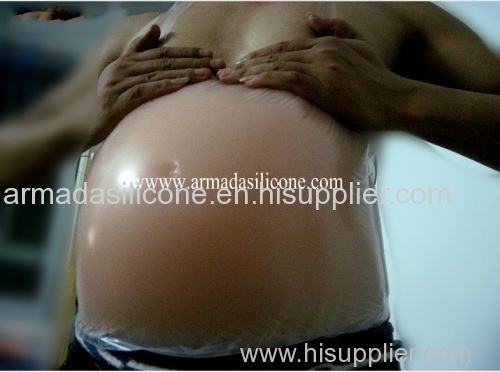 different sizes Realistic silicone fake belly silicone artificial belly fake pregnant belly