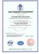 QUALITY MANAGEMENT SYSTEM CERTIFICATE