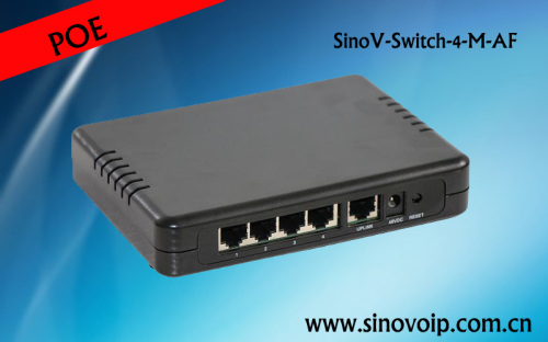 5 Port 10/100mbps POE Switch 802.3af